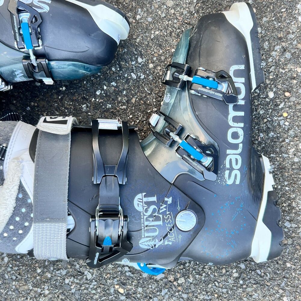 Salomon Quest Access 70 W Womens Ski Boots 26.5 US 9.5 Black Walk Mode - Picture 6 of 16